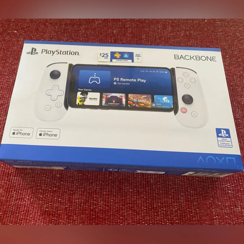 Sony PlayStation Backbone White Handheld Console Made For Apple iPhone Néw